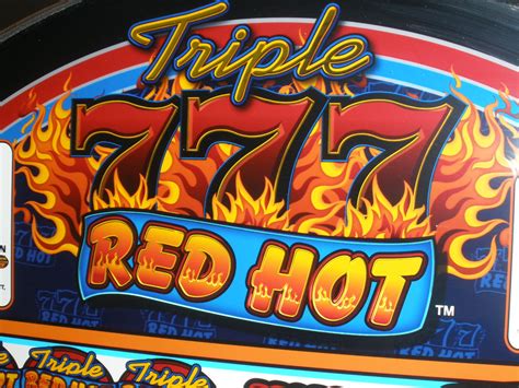 triple red hot 777 slot machine for sale